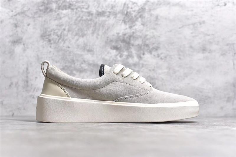 PK God FEAR OF GOD 101 LOW SNEAKER BONE SUEDE real materials ready to ship